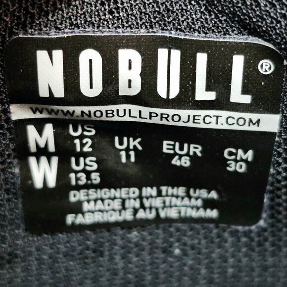 Nobull Outwork Edge Black Cross Training Shoes Sneakers Unisex- Mens 12-Wmn 13.5 main image 8